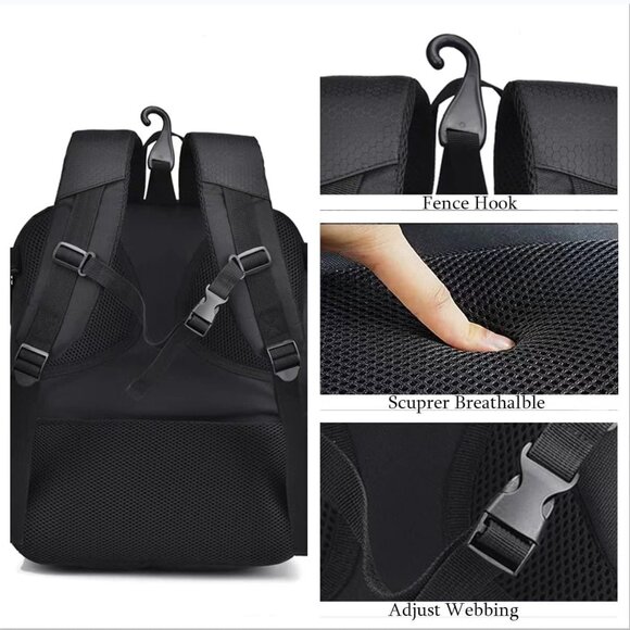 NWT! Lightweight Backpack w/Padded Back/Anti-Theft/Deep-Lined Pockets main image 7